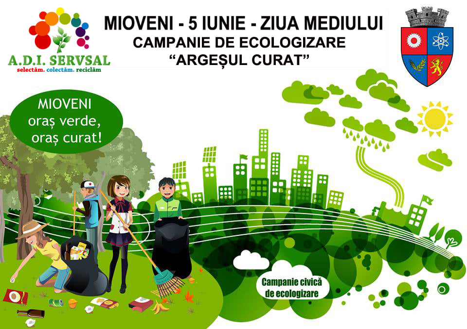 Ziua Mediului - Sărbătoare prin ecologizare, la Mioveni!