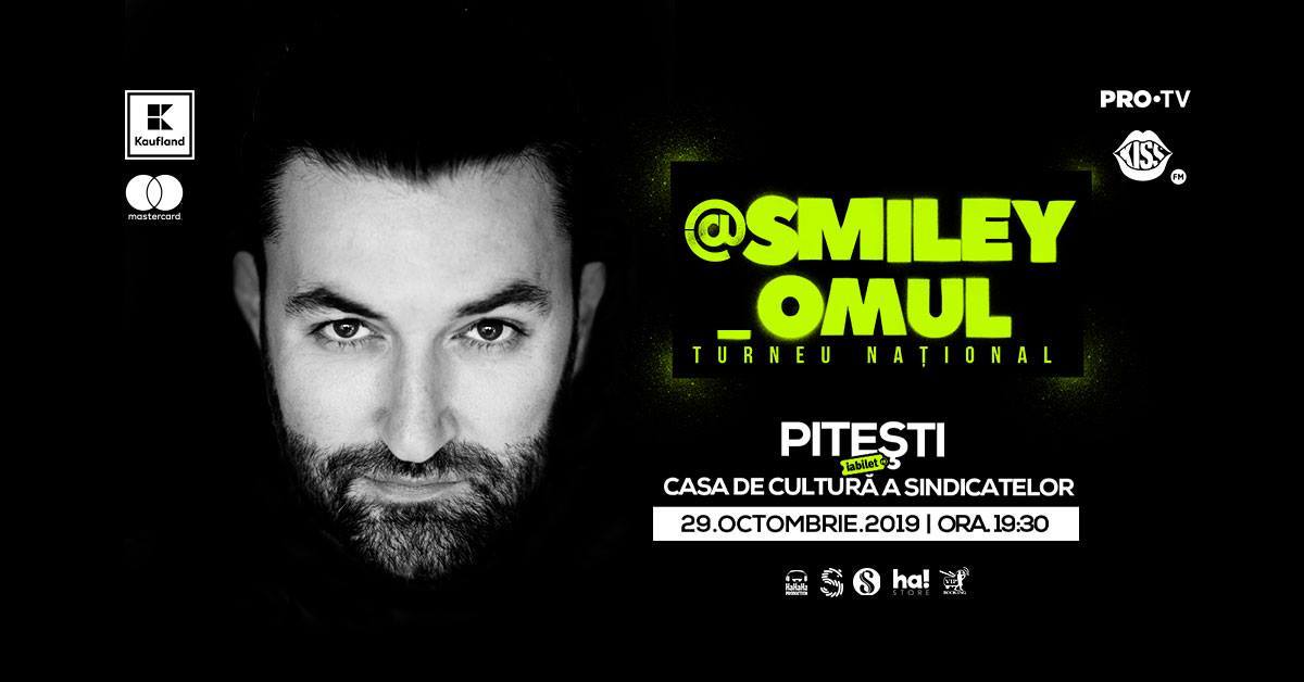 Concert @Smiley_Omul la Pitești, Turneu Național