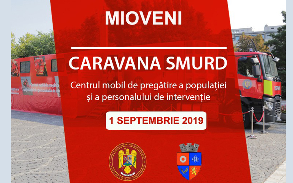 Caravana SMURD „Fii pregătit” ajunge la Mioveni