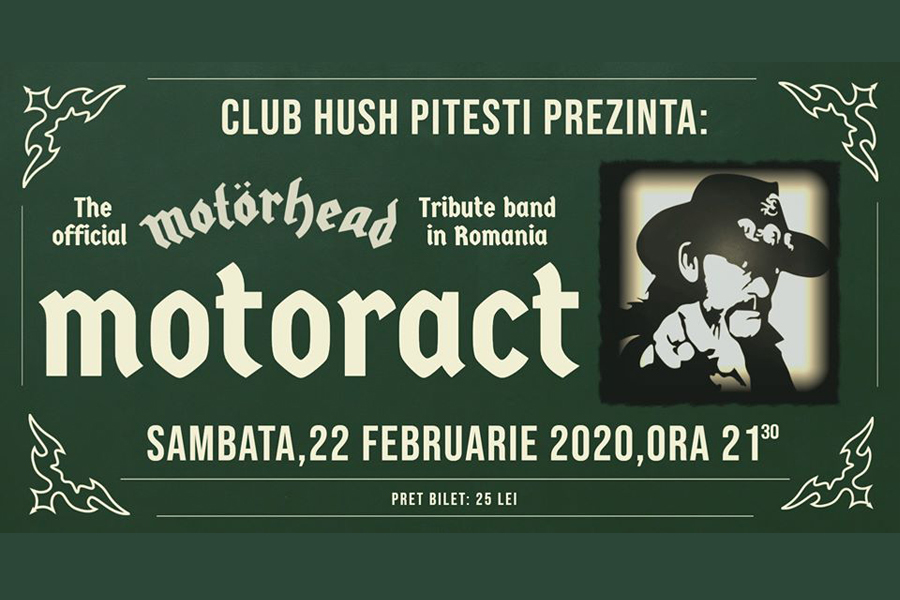 MotorACT(Motorhead Tribute) live la Club Hush Pitesti