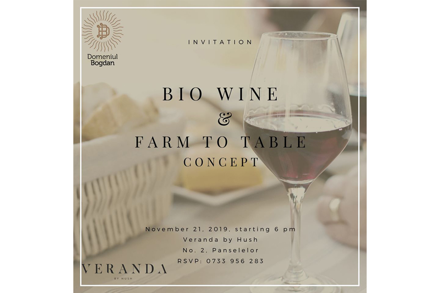Bio Wine & Farm to table concept  - Veranda by Hush