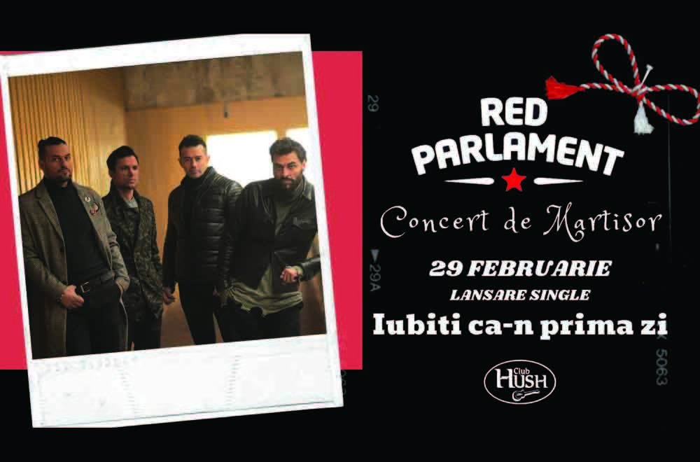 Concert de Martisor Red Parlament  la Club Hush Pitesti