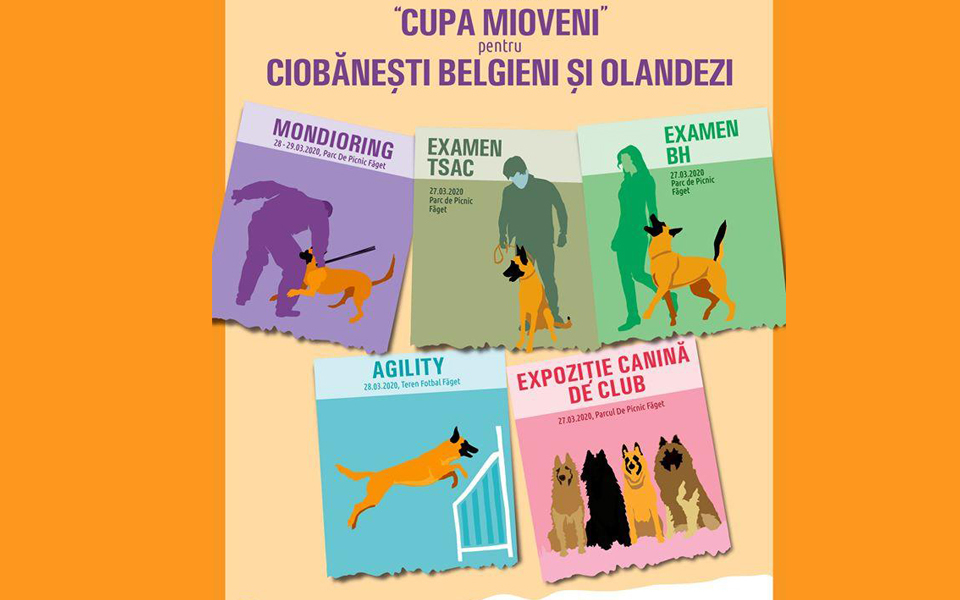 Competiție canină națională, în premieră, la Mioveni